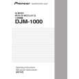 PIONEER DJM-1000/RLTXJ Manual de Usuario