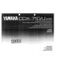 YAMAHA CDX-710 Manual de Usuario