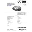 SONY CFDS550 Manual de Servicio