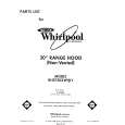WHIRLPOOL RH2730XWW1 Catálogo de piezas