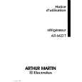 ARTHUR MARTIN ELECTROLUX AR6422T Manual de Usuario ARTHUR MARTIN ELECTROLUX AR6422T Manual de Usuario