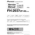 PIONEER FH-2037ZF-02UC Manual de Servicio