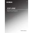 YAMAHA YSP-1000 Manual de Usuario
