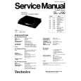TECHNICS SL-J90 Manual de Servicio