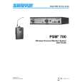 SHURE PSM700 Manual de Usuario