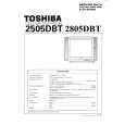 TOSHIBA 2805DBT Manual de Servicio