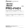 PIONEER PRO-FHD1 Manual de Servicio