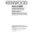 KENWOOD KAC-210MR Manual de Usuario