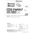 PIONEER CDX-FM657UC Manual de Servicio
