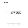 ROLAND CM-32L Manual de Usuario