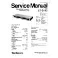 TECHNICS STZ450 Manual de Servicio