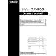 ROLAND DP-900 Manual de Usuario