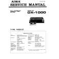 AIWA DX-1000H Manual de Servicio