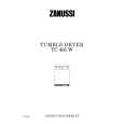 ZANUSSI TC485W Manual de Usuario