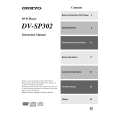 ONKYO DVSP302 Manual de Usuario