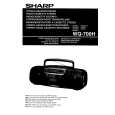 SHARP WQ700H Manual de Usuario