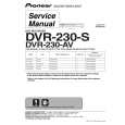 PIONEER DVR-230-AV/WVXV Manual de Servicio