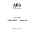 AEG FIGARO1600.1 Manual de Usuario