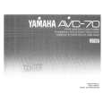 YAMAHA AVC-70 Manual de Usuario