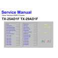 PANASONIC TX25AD1F Manual de Servicio