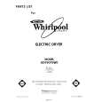 WHIRLPOOL LE5950XSW0 Catálogo de piezas