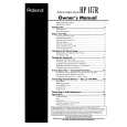 ROLAND HP147E Manual de Usuario