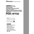 PIONEER PDK-WT02 Manual de Usuario