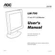 AOC LM700 Manual de Usuario