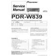 PIONEER PDR-W839-G/DBLXJ Manual de Servicio