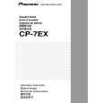 PIONEER CP-7EX/XTW1/E Manual de Usuario