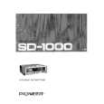 PIONEER SD1000 Manual de Usuario