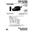 SONY CCD-FX730V Manual de Servicio