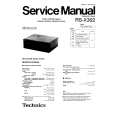 TECHNICS RS-X302 Manual de Servicio