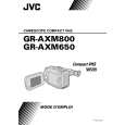 JVC GR-AXM650U(C) Manual de Usuario