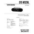 SONY CFS-W329L Manual de Servicio