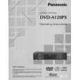 PANASONIC DVDA120PX Manual de Usuario