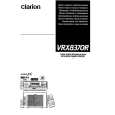 CLARION VRX8370R Manual de Usuario