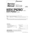 PIONEER KEH-P690X1N Manual de Servicio