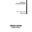 ARTHUR MARTIN ELECTROLUX EM2110 Manual de Usuario