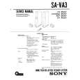 SONY SA-VA3 Manual de Servicio