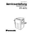PANASONIC FP-1670 Manual de Servicio