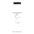 ZANUSSI T923V Manual de Usuario