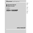 PIONEER DEH-1900MP/XU/UC Manual de Usuario
