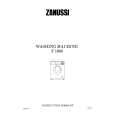 ZANUSSI F1000 Manual de Usuario