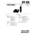 SONY SPPX90 Manual de Servicio