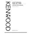 KENWOOD KAV7700 Manual de Usuario