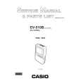 CASIO EV510B Manual de Servicio