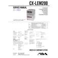 SONY SXLEM200 Manual de Servicio