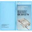 SENNHEISER EK 2012 TV Manual de Usuario