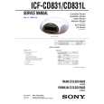 SONY ICFCD831 Manual de Servicio